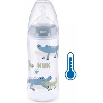 Nuk fĽaša sklo New Classic Love modrá 240 ml