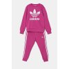 Detská tepláková súprava adidas Originals TREFOIL CREW SE ružová farba, IY4781 104