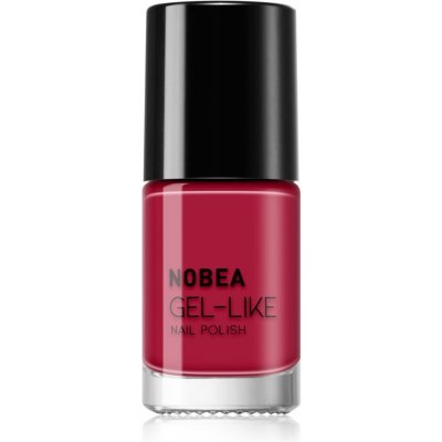NOBEA Day-to-Day Gel-like Nail Polish lak na nechty s gélovým efektom odtieň Red passion #N56 6 ml