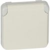 Jednorázová zásuvka Legrand s U/Z Schucko 250V 16A Plexo55 White/ECRU (069640)