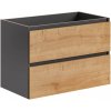 Skrinka do kúpeľne MONAKO GREY OAK 821