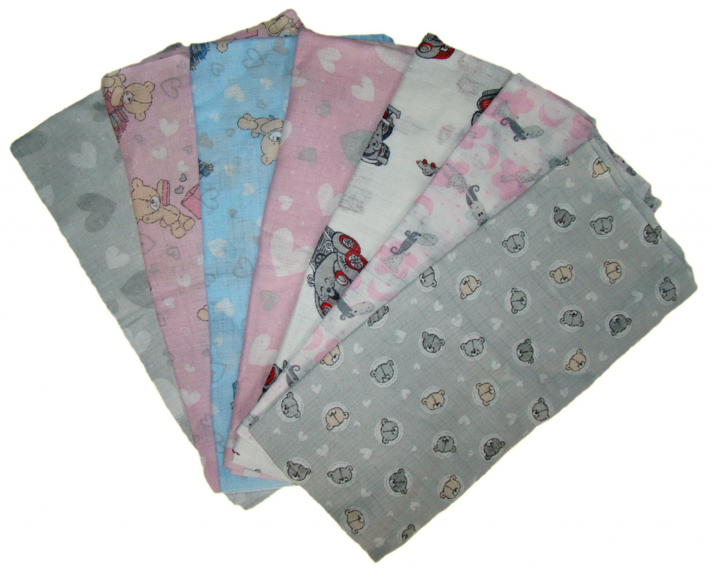 New Baby textilné / bavlnené plienky so vzorom farebné od 2,06 € -  Heureka.sk