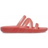 Dámske sandále Crocs Splash Glossy Strappy svetlo červená 36-37