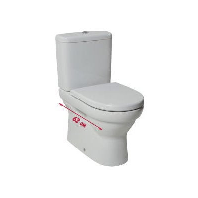 Jika TIGO misa WC-kombi kapotované k stene, VARIO odpad (bez nádržky) H8242160002311