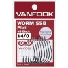 Vanfook Offsetové háčiky Worm 48F Big Eye 6ks Vel.4