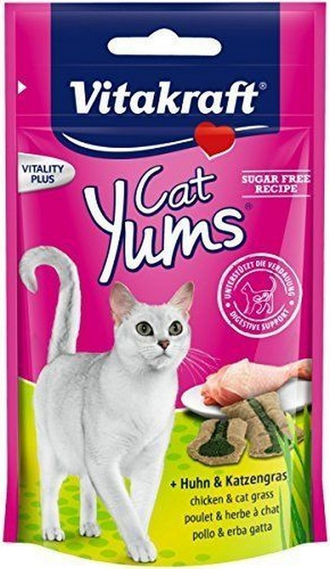 Vitakraft Cat Yums kura mačacia tráva 48 g
