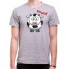 Fajntričko Tričko - Krava Moo!, Farba šedá, Strih/ Variant Pánsky/UNISEX