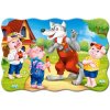 CASTORLAND Puzzle Tri malé prasiatka MAXI 20 dielikov