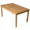 DIVERO jedálenský stôl, masívny 150 x 90 cm (DIVERO jedálenský stôl, masívny 150 x 90 cm)