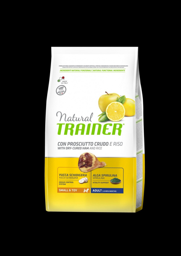 Trainer Natural Small & Toy Ad. Prosciutto a ryža 2 kg
