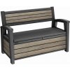 KETER DECO GARDEN BENCH 227L Úložná lavica, 133 x 61 x 89 cm, ashwood 17213853