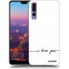 Picasee silikónový čierny obal pre Huawei P20 Pro - Milujem ťa