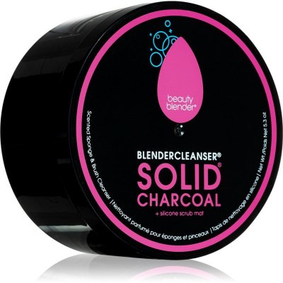 beautyblender Blendercleanser Solid Charcoal tuhý čistič na make-up hubky a štetce 145 g
