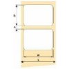 OEM samolepiace etikety 100mm x 50mm, biely papier, cena za 1000 ks
