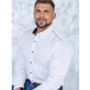 Biela pánska košeľa VSB1732, ZVOĽTE VEĽKOSŤ OBLEČENIA S, STRIH KOŠELE SLIM FIT