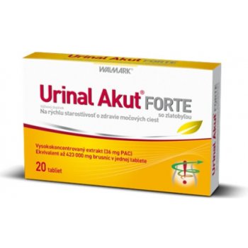 Walmark Urinal akut Forte so zlatobylobou 20 tabliet
