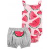 Carter's Set 2dielny body tielko nohavice kr. Pink Watermelon dievča