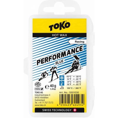Toko Vosk Performance Hot Wax 40g Blue