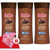 Detská starostlivosť o telo Kakaové maslo 3x400ml + darček Detský turban na vlasy Baba