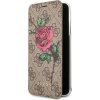 Guess puzdro knižka Apple iPhone X/XS GUFLBKPX4GROB Flower Desir