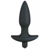 Black Velvets Silicone Vibrating Plug Medium