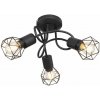 GLOBO 54802S-3D XARA I stropné svietidlo D360mm 3xE14 čierna