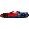 Spider-Man Ford GT - kovový model 1:32 s figúrkou Marvel, HIT