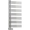 Kúpeľňový radiátor, vodný Sapho 378 W 500 x 1200 mm, strieborný