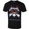 Tričko metal ROCK OFF Metallica Master of Puppets Čierna viacfarebná
