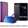 Otváracie Púzdro Luxria Clear View pre Huawei - Fialové pre Huawei: P10 Plus