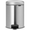 Brabantia Pedálový kôš NewIcon 5L Matná oceľ otiskuvzdorná