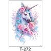 Dočasné vodeodolné tetovanie - Jednorožec Unicorn - T-272
