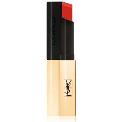Yves Saint Laurent Rouge Pur Couture The Slim Tenký zmatňujúci rúž s koženým efektom 10 Corail Antinomique 3 ml