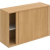 Strong Policová skrinka P, 120x76,8x40 cm, dub/dub