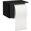 Laufen VAL - Držiak toaletného papiera s krytom, matná čierna H8722807160001