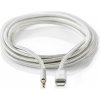 NEDIS PROFIGOLD Apple Lightning 8pin kábel s adaptérom / Apple Lightning zástrčka - 3,5 mm jack zástrčka / nylon / BOX / 1m