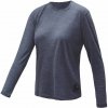 SENSOR MERINO LITE dámske tričko dl.rukáv mottled blue Veľkosť: L funkčná bielizeň
