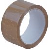 Lepiaca páska PP, akryl, šírka 48 mm, návin 66 y, hnedá
