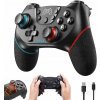 Bezdrôtový ovládač a káblový ovládač pre Nintendo Switch, viacfarebný