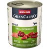 Animonda Gran Carno Adult hovädzie & kačacie srdiečka 800 g