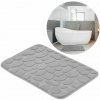 HomeLife Kúpeľňová predložka SOFT FOAM 40 x 60 cm obdĺžnik, sivá, KP4060