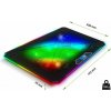 EVOLVEO Ania 9RGB, chladiaca podložka pod notebook, 6x ventilátor, RGB podsvietenie ventilátorov a obvod (ANIA9RGB)