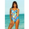 Jednodielne plavky Ischia tyrkysové tropic 75C