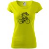 Gravel Bike - kostra - Dámske tričko Pure - M ( Limetková )