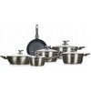 Banquet Súprava hrncov Mettalic Platinum hliníková 11 ks