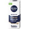 Nivea Sensitive Skin & Stubble Cream Gél krémový gél na citlivú pleť a strnisko 50 ml