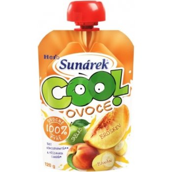 Sunárek Cool ovocie Broskyňa Banán jablko 120 g