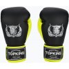Boxerské rukavice Top King Reborn Boxing Semi Leather black/yellow