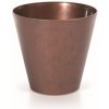 Prosperplast Kvetináč Tubus Bronze-patinující ocel, variant 25 cm