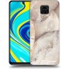 Picasee silikónový prehľadný obal pre Xiaomi Redmi Note 9 Pro - Cream marble